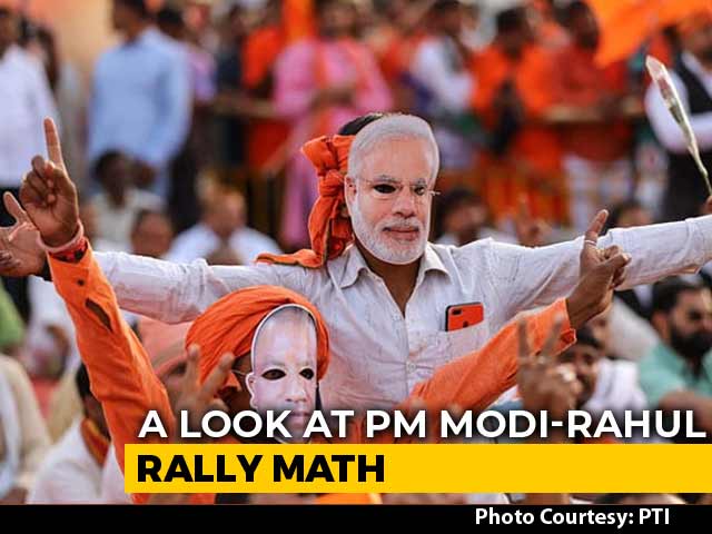 Breaking Down Election Campaigns Of PM Modi And Rahul Gandhi In Numbers