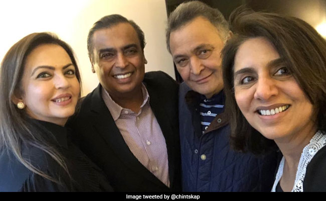 Mukesh Ambani And Nita Ambani Dropped By To See Rishi Kapoor In New York