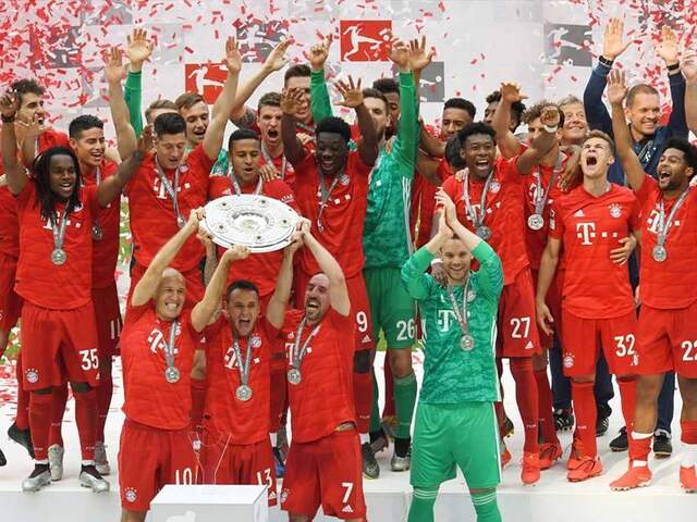 Special Farewell For Arjen Robben Franck Ribery As Bayern Munich Win Bundesliga Football News