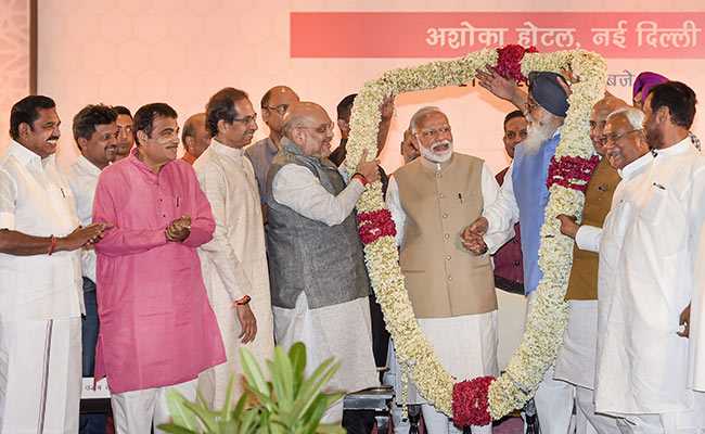 Ahead Of Vote Count, NDA Gets Together For Dinner Hosted By Amit Shah