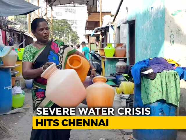 Chennai's Piped Water Supply Cut By 40 Per Cent Amid Severe Water Crisis