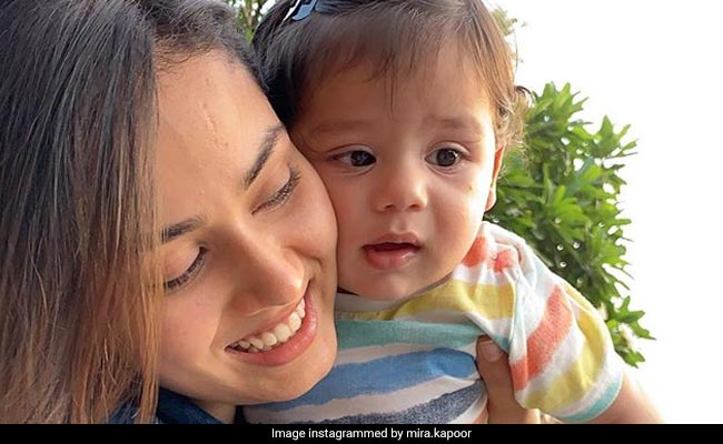 What Baby Zain Kapoor Is Telling Mom Mira Rajput In This Adorable Pic