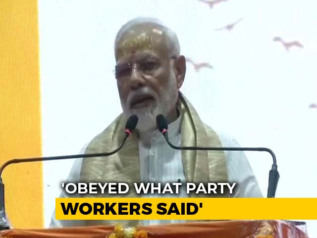 PM Modi Addresses BJP Workers In Varanasi After Massive Win