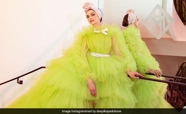 Cannes 2019: Deepika Padukone In Lime Green And A Turban. Who Knew?