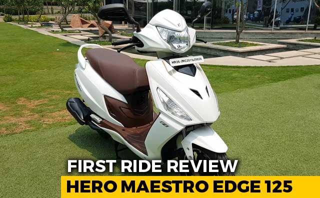 Hero Maestro Edge 125 First Ride Review