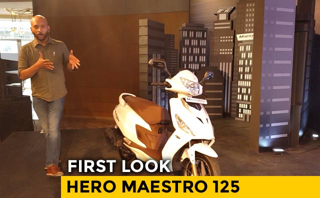 2019 Hero Maestro Edge 125 First Look