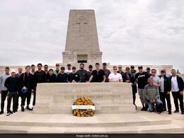 Australian Team Visits World War I Memorial Site Ahead Of World Cup 2019 Australian Team Visits World War I Memorial Site Ahead Of World Cup 2019