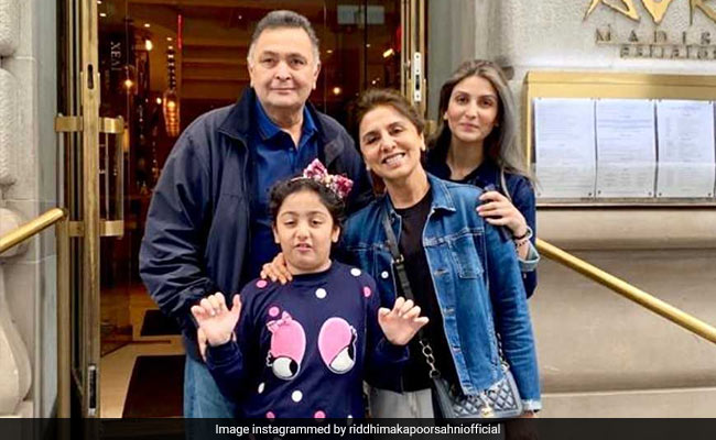 Inside Rishi And Neetu Kapoor's 'Fam-Jam' With Riddhima And Samara In New York
