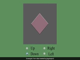 Is The Diamond Moving Or Still? Watch Mind-Boggling Optical Illusion Is The Diamond Moving Or Still? Watch Mind-Boggling Optical Illusion