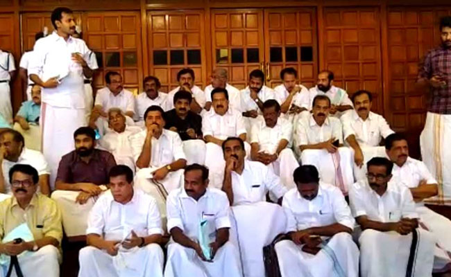 Kerala Assembly Adjourned After Protest Over Businessman's Suicide