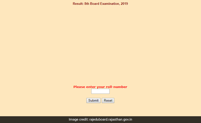 RBSE 8th Result Declared: Rajasthan Board Declares Result For More Than 11 Lakh Students