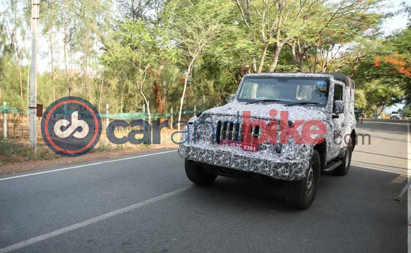 2020 Mahindra Thar Spotted Testing