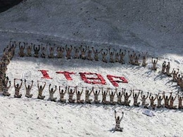 Paramilitary Troops Perform Yoga In Difficult Terrains. See Pics Paramilitary Troops Perform Yoga In Difficult Terrains. See Pics