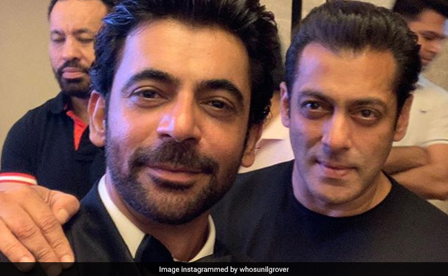 सलमान खान और कैटरीना कैफ के साथ नजर आए सुनील ग्रोवर, कही ये बात