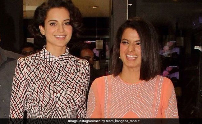 Kangana Ranaut's Sister Rangoli Chandel Slams Reports Of Actress Taking Over <i>Mental Hai Kya</i>. Read Her Tweets