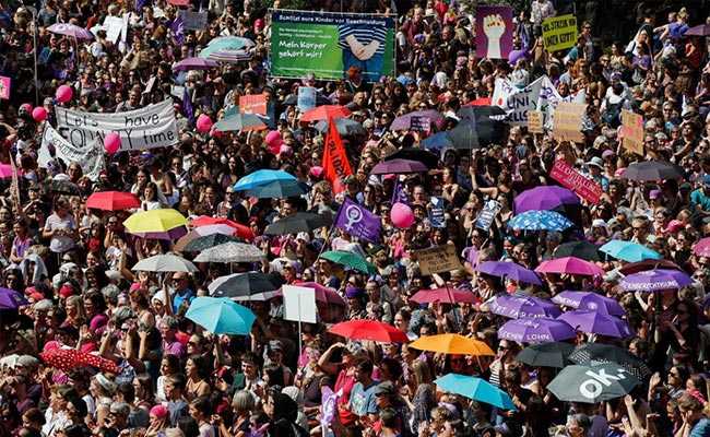 Women In Switzerland Launch Massive Protest Against Pay Gap