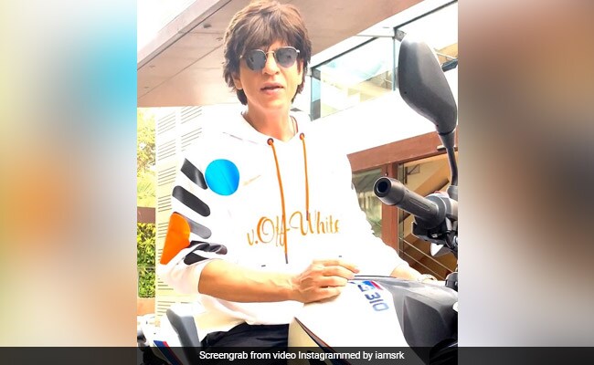 Shah Rukh Khan Sets Twitter On Fire Astride A BMW G 310 R