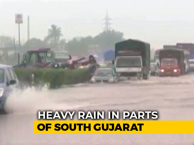 200mm Rain In 10 Hours In Gujarat's Valsad, Several Areas Flooded