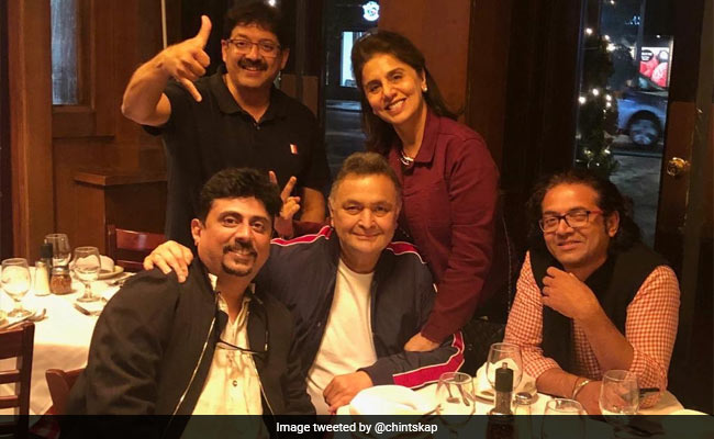 Rishi Kapoor Had A <I>102 Not Out</I> Reunion In New York. See Pic