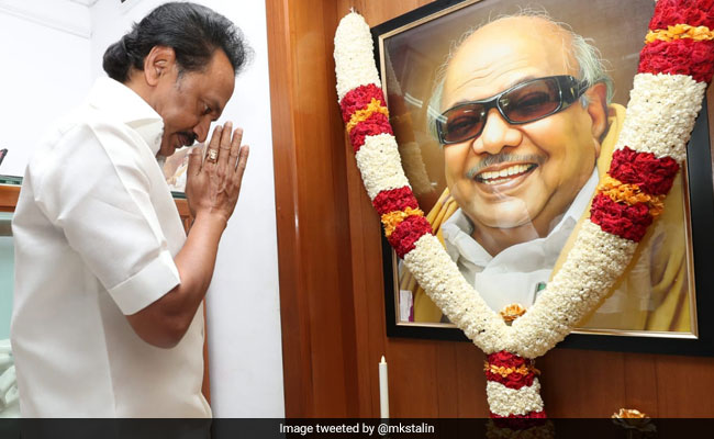 MK Stalin's Tribute To DMK Patriarch Karunanidhi On His Birth Anniversary