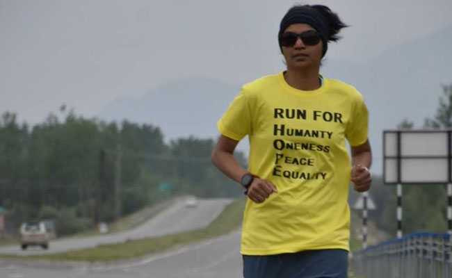 She's Running From Kashmir To Kanyakumari In 100 Days With A Mission