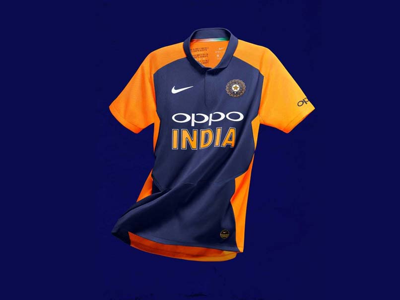 India To Sport Orange And Blue "Away" Jersey Against England