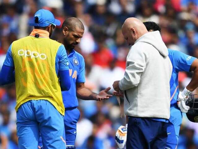 Injured Indian Cricketer Shikhar Dhawan Ruled Out Of World Cup 2019, Replaced by Rishabh Pant Injured Indian Cricketer Shikhar Dhawan Ruled Out Of World Cup 2019, Replaced by Rishabh Pant
