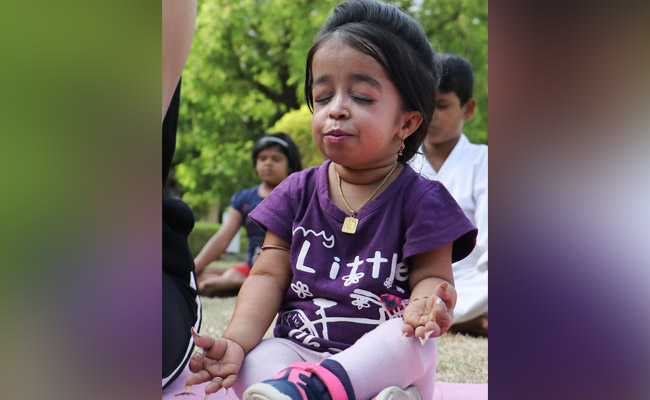 Yoga Day 2019: On Video, World's Smallest Woman Performs Yoga In Maharashtra