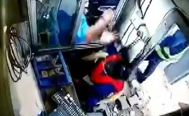 On CCTV, Woman Toll Booth Attendant Punched By Man In Gurgaon