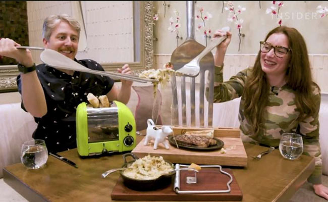 Giant Cutlery, Elaborate Presentations Make This Restaurant An Insta-Fave