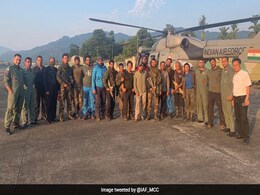 Air Force Retrieves Rescue Team From AN-32 Aircraft Crash Site In Arunachal Air Force Retrieves Rescue Team From AN-32 Aircraft Crash Site In Arunachal