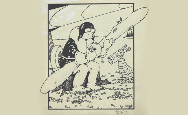 First Published "<i>Tintin</i>" Cover From 1930 Sold For $1.1 Million