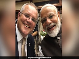 Australia's Scott Morrison Tweets Selfie With PM Modi - And A Compliment Australia's Scott Morrison Tweets Selfie With PM Modi - And A Compliment