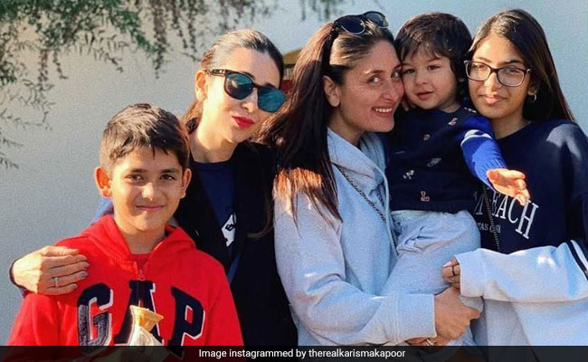 Kareena And Karisma Kapoor's Family Holiday Portrait Is All About 'Love'