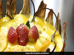 Slurp Alert: This Eggless Almond Cake With Mango Frosting Is A Summery Surprise (See Video) Slurp Alert: This Eggless Almond Cake With Mango Frosting Is A Summery Surprise (See Video)