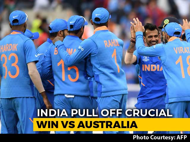 World Cup: India Beat Australia By 36 Runs For Second Straight Win