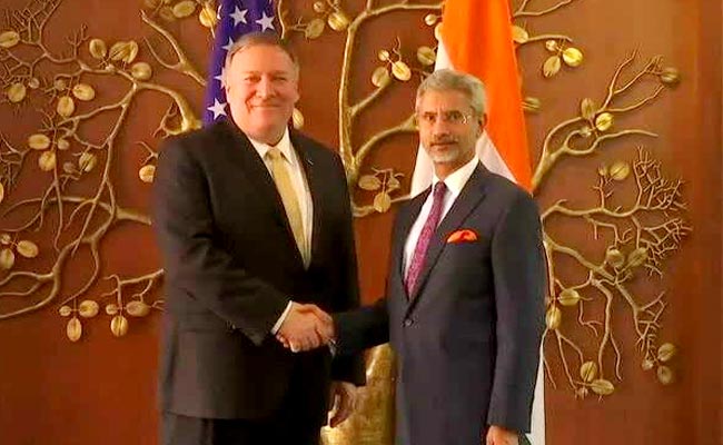 S Jaishankar, Mike Pompeo Hold Talks To Strengthen Indo-US Partnership