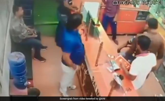 On Video, Ex-Bihar Minister's Brother Thrashes Chemist For Not Standing