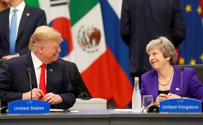 Trump's Congresswomen Tweets "Completely Unacceptable": UK's Theresa May