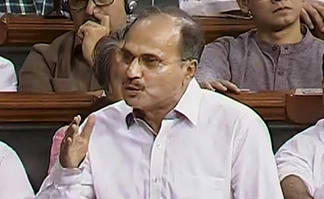 "<i>Achche Din</i>?"Congress's Adhir Chowdhury Hits Out At BJP On Delhi Clashes