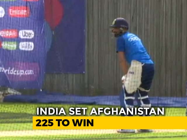 World Cup: Afghanistan Restrict India To 224/8 In Southampton