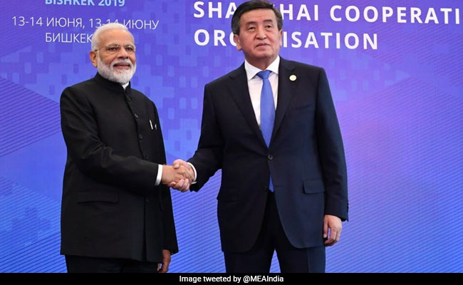 PM Modi Meets Kyrgyz President Jeenbekov Ahead Of SCO Summit