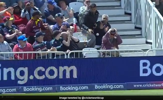 WI vs AUS: स्टेडियम पर छक्के को पकड़ने में फैन ने गिराया अपना खाना, फिर हुआ कुछ ऐसा... देखें VIDEO