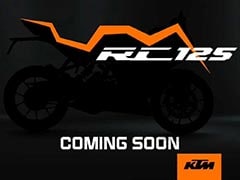KTM RC 125 Teased Ahead Of Launch; Bookings Open