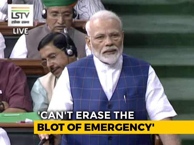"India's Soul Was Crushed": PM Modi Talks About Emergency In Parliament