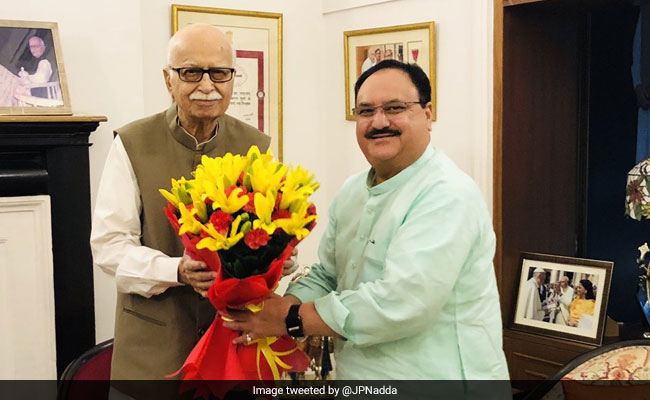 BJP Working President JP Nadda Meets Ex-Party Chiefs