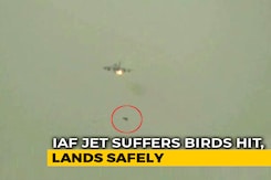 Watch: Air Force Jet Flies Into Birds, Drops Fuel Tanks, Practice Bombs Watch: Air Force Jet Flies Into Birds, Drops Fuel Tanks, Practice Bombs