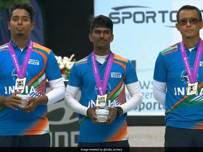 Indian Men's Recurve Team Wins Silver In Archery World Championships