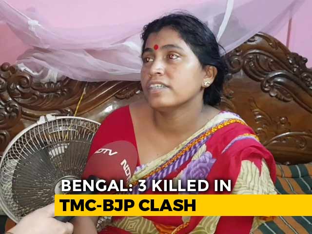 "Shot In The Eye In Front Of Me": Killed BJP Man's Wife Blames Trinamool