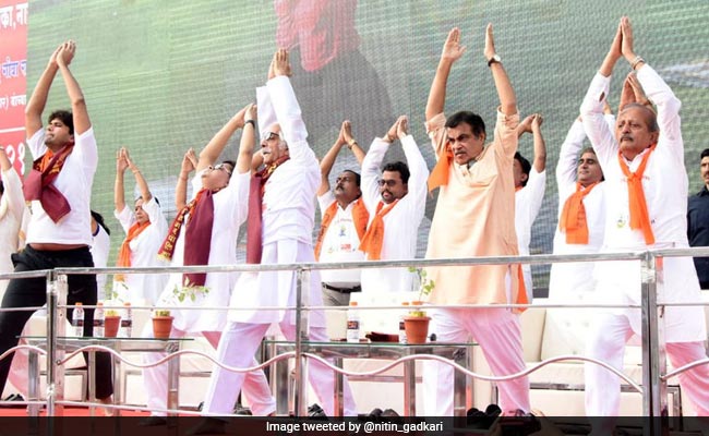 Yoga Symbolises India's Culture, History: Nitin Gadkari